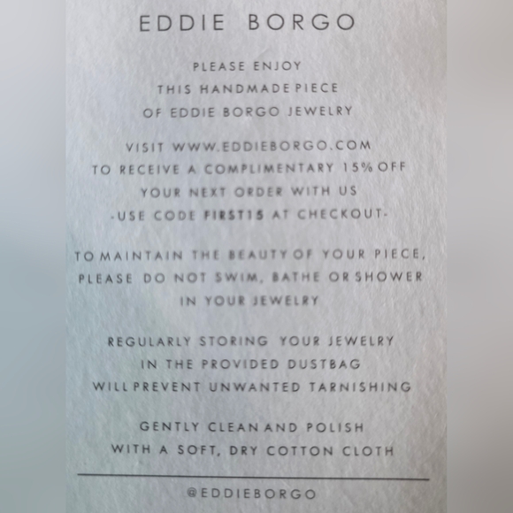 EDDIE BORGO Supra Chain Link Necklace NWT - Picture 12 of 12